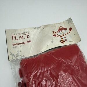 Vtg Build A Snowman Decorating Kit Outdoor Play Snowman in a Box 2000s Y2K